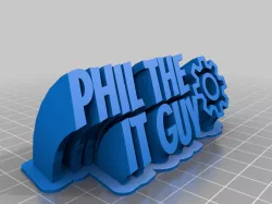 Phil the IT Guy Sweeping Text