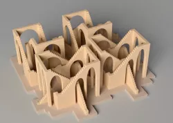 Stairway Archway Maze