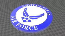United States Air Force Logo Multi Color Modifier