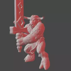 Wapi the Minotaur Barbarian