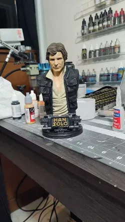 WICKED STAR WARS HAN SOLO BUST: TESTED AND READY FOR 3D PRINTING