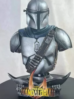 WICKED STAR WARS MANDALORIAN BUST: TESTED AND READY FOR 3D PRINTING