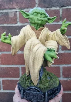WICKED STAR WARS YODA BUST: TESTED AND READY FOR 3D PRINTING