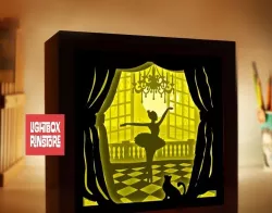 ballet dancer lightbox