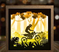 Bike Racing sport light box