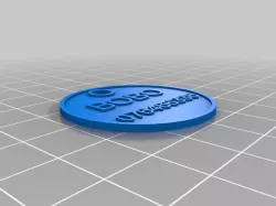 Bobo Round Dog Tag