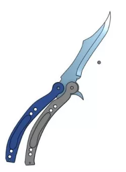 CFGO butterfly knife