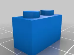 LEGO 1x2 Brick (1:1)
