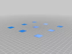 My Customized Bed Leveling Calibration Test Object (Parametric)