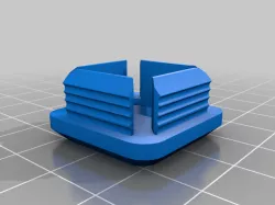 My Customized custom plug/cap for square or rectangular tube