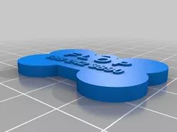 My Customized dog tag bone