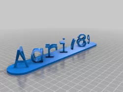 My Customized Dual Letter Blocks Illusion Customizer