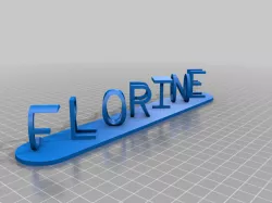 My Customized Dual Letter Blocks Illusion Customizer