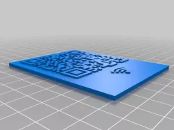 My Customized Scannable Wi-Fi QR Code Card (Fully Configurable using Customizer)