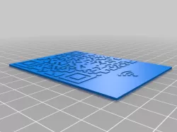 My Customized Scannable Wi-Fi QR Code Card (Fully Configurable using Customizer)