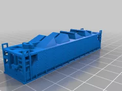 N Scale AAR 70 ton four bay hopper car
