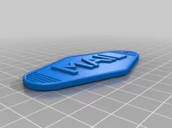 Retro Key Fob for Mail Key
