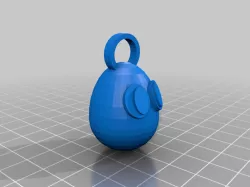very realistic alan aztec keychain