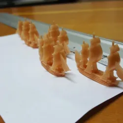 1/2400 Napoleonic Fleet Set (7 models) & Blender Exporter 2400-NAP-1