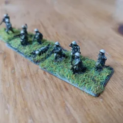 10/15mm East German Mot-Schuetzen Kompanie (1980s) with AK-74s, RPG-7s, RPKs, PKMs, AT-4, AGS-17 and Mortars (111 models) CW-EG-1