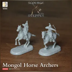 2 Mongolian Horse Archers - Scourge of the Steppes