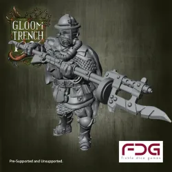 28mm Free British Empire STLs - Gloom Trench 1926