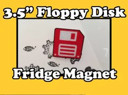 3.5" Floppy Disk Fridge Magnet