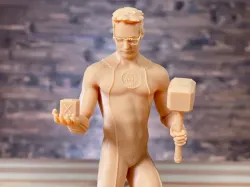 3D Printing Nerd "Make Me a Super Hero" by nate_soup