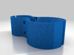 !.5" - 1" double port pipe clamp