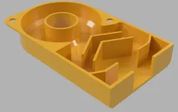 60mm Exhaust Fan Silencer Flowmaster (PSU) Ender3/Neptune[2,3]/Others