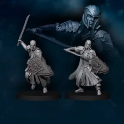 6x Armoured Wood Elf with Sword | Wood Elves | Fantasy