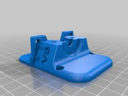 Anycubic Mega S (Pro) X Carriage Sherpa Mini Carrier Plate V5 (Stock) Hotend