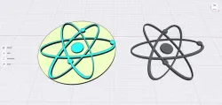 Atom Molocule Atomic logo