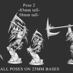 Axe Man (3 poses)-(2 sizes)
