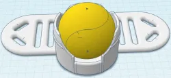 Ball holder for play with (hu)man's best friend