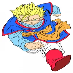 bas-relief-super-saiyen-gohan-kayoshine-bois