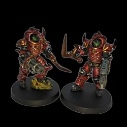Beetle Occult Terminators With Varied Weapon Options And Poses Including Sorcerer Leader
