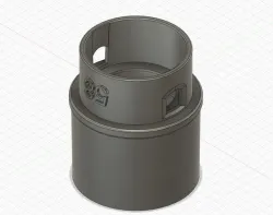 BOSCH RA1171 Dust Port Adapter 58 mm with "click and clean" hose connector