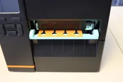 Brother TJ serie label printer tear-off exit plate