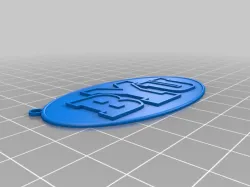 BYU keychain
