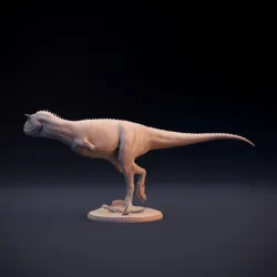Carnotaurus walking - dinosaur carnivore