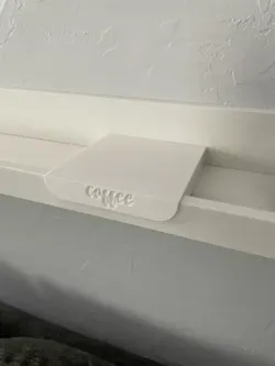 Coffee platform for Ikea picture ledge