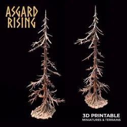 Coniferous Forest - Dry Spruce Trees /Modular Set/