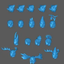 Cultist heads