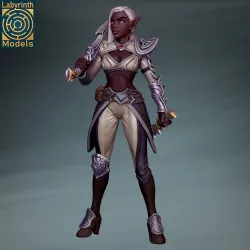 Dark Elf Citizens Collection - 32mm scale