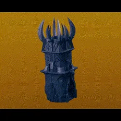 Dark Monolith Fantasy Tower Tabletop Terrain And Dice Tower