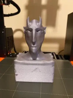 Demon statue