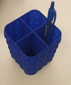 Desk Organizer (Pen Holder) with 4 compartments - Vase Mode