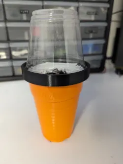 Disposable Party Cup Snap On Connector