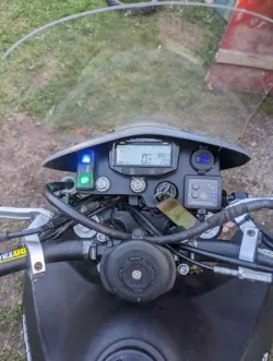 DR650 Dash Template